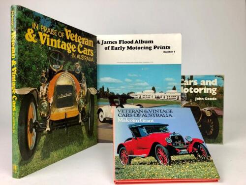 AUSTRALIAN VINTAGE CARS: Four books detailing veteran and vintage cars in Australia. James Flood Motoring Prints - No.6