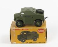ARTILLERY TRACTOR: A Dinky Toys No.688 Field Artillery Tractor in original box, made in England by Meccano