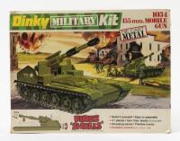 MOBILE GUN: A Dinky Military Kit No. 1034 155mm Mobile Gun, in original box made in England by Meccano Ltd