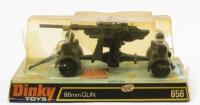 GUN: A Dinky Toys No. 656 88mm Gun, in original plastic bubble packaging made in England by Meccano Ltd&nbsp;