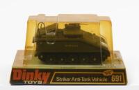 ANTI-TANK VEHICLE: A Dinky Toys No. 691 Striker Anti-Tank Vehicle, in original&nbsp;plastic bubble packaging&nbsp;made in England by Meccano Ltd - 2