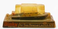 RESCUE BOAT: A Dinky Toys No. 678 Air Sea Rescue Launch Boat in RAF livery within original plastic bubble packaging, made in England by Meccano Ltd - 2