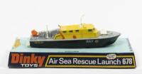 RESCUE BOAT: A Dinky Toys No. 678 Air Sea Rescue Launch Boat in RAF livery within original plastic bubble packaging, made in England by Meccano Ltd - 3