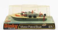 PATROL BOAT: A Dinky Toys No. 675 Motor Control Boat, in original plastic bubble packaging made in England by Meccano Ltd - 2