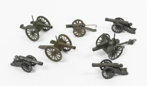 CANONS: A collection of seven old artillery canons including brands such as Britain's Ltd