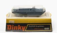 AMPHIBIAN: A Dinky Toys No. 681 D.U.K.W Amphibian Vehicle in blue/grey with 'Speedwheels', within original plastic bubble packaging - 2