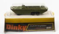 AMPHIBIAN: A Dinky Toys No. 681 D.U.K.W Amphibian with Speedwheels, in original plastic bubble packaging made in England - 2