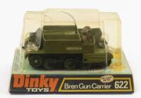 GUN CARRIER: A Dinky Toys No. 622 Bren Gun Carrier, Made in England by Meccano Ltd, complete in original bubble plastic packaging