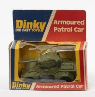 PATROL CAR: A Dinky Toys No. 667 Armoured Patrol Car, made in England by Meccano Ltd