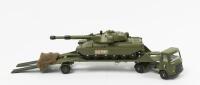 TRANSPORTER WITH TANK: A Dinky Toys No. 616 AEC Artic,&nbsp;Transporter With Chieftain Tank, in original box made in England by Meccano Ltd - 2
