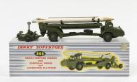 MISSILE ERECTOR VEHICLE: A Dinky Supertoys&nbsp;No. 666 Missile Erector Vehicle with Corporal Missile and Launching Platform, in original box made in England by Meccano Ltd&nbsp;