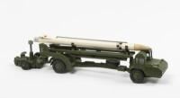 MISSILE ERECTOR VEHICLE: A Dinky Supertoys&nbsp;No. 666 Missile Erector Vehicle with Corporal Missile and Launching Platform, in original box made in England by Meccano Ltd&nbsp; - 2