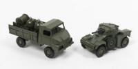 SOLIDO: A collection of two&nbsp;Solido&nbsp;models including a Panhard AML and Simca-Unic&nbsp;S.U.M.B 4x4, made in France&nbsp;