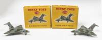 GLOSTER JAVELIN FIGHTER: A Dinky Toys No. 735 Gloster Javelin Fighter, in original box&nbsp;made in England by Meccano Ltd&nbsp;