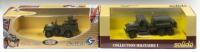 SOLIDO: Two&nbsp;Solido Models No. 6001 GMC Compresseur and a No. 6166&nbsp;Dodge 4x4 M 6-37, in original boxes made in France