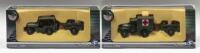 SOLIDO: Two&nbsp;Solido&nbsp;Military&nbsp;Models No. 61010&nbsp;Dodge 4x4 Sanitaire + Remoque Accessoires&nbsp;and a Jeep Accessoires + Remorques, in original boxes