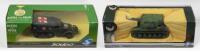 SOLIDO: Two&nbsp;Solido&nbsp;Military&nbsp;Models No. 62003&nbsp;PZK PFW and a M3 Half Track Ambulance, in original boxes