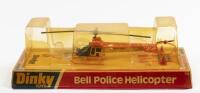 BELL POLICE HELICOPTER: A Dinky Toys&nbsp;model No. 732 Bell Police Helicopter,&nbsp;within&nbsp;original&nbsp;packaging made in England by Meccano Ltd