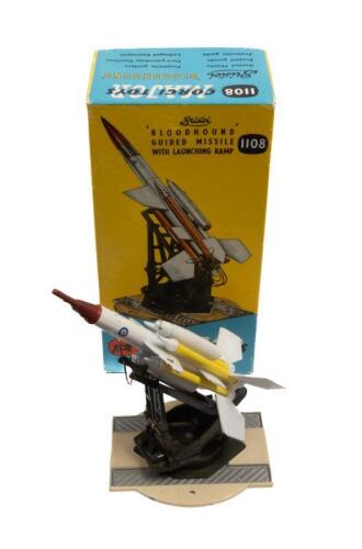 GUIDED MISSILE: A Corgi Toys Military Model including a No. 1108 Bloodhound Guided Missile With Launching Ramp, within original box, model with slight wear/paint chipping