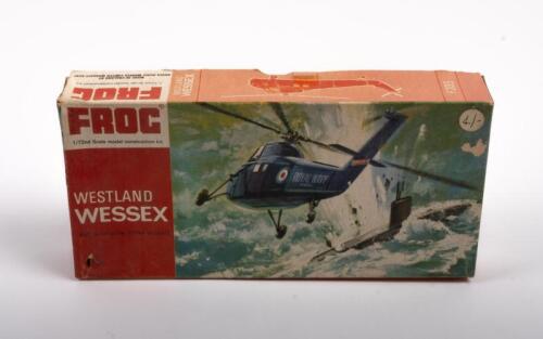 AIRFIX-72: A Airfix Military Airplane Model kit No. 335 Westland Wessex Anti Submarine Strike Aircraft, within original box