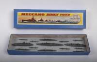 SHIPS OF THE BRITISH NAVY: A Dinky Toys&nbsp;model No. 50 Ships Of The British Navy,&nbsp;within&nbsp;original&nbsp;packaging made in England by Meccano Ltd