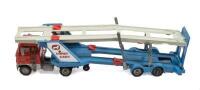 CORGI TOYS: A&nbsp;Corgi Toys&nbsp;No. 1138&nbsp;Car Transporter with Ford Tilt Cab H Series Tractor, within&nbsp;original box, model with play wear/paint chipping&nbsp;