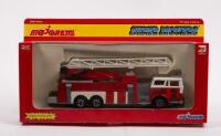MAJORETTE: A Majorette Super Moves model No. 3096&nbsp;Fire Engine with Extension Ladder, within&nbsp;original box,&nbsp;model&nbsp;in great condition
