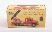 MATCHBOX: A Matchbox Collectibles 1932 Mercedes Benz Three Phase Ladder Truck Solingen Burg Fire Brigade, within&nbsp;original box,&nbsp;model&nbsp;in great condition