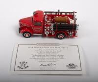 MATCHBOX: Three&nbsp;Matchbox Fire engine Series including a YFE02 1948 Land Rover Auxiliary, YFE04 1939 Bedford Tanker and a YFE17 1939 Bedford Pump and Hose Truck, within&nbsp;original boxes - 4