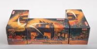 MATCHBOX: Three&nbsp;Matchbox Fire engine Series including a YFE06 1932 Ford AA, YFE12 1930 Ford Model A Battalion Chiefs Vehicle and a YFE18 1950 Ford E83W Van, within&nbsp;original boxes