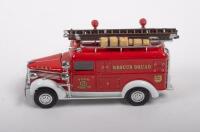MATCHBOX: Three&nbsp;Matchbox Fire engine Series including a YFE03 1933 Cadillac, YFE10 1937 GMC Rescue Squad Van and a YFE16 1948 Dodge Route Van Fire Fighter Support Truck, within&nbsp;original boxes - 5