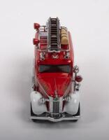 MATCHBOX: Three&nbsp;Matchbox Fire engine Series including a YFE03 1933 Cadillac, YFE10 1937 GMC Rescue Squad Van and a YFE16 1948 Dodge Route Van Fire Fighter Support Truck, within&nbsp;original boxes - 6