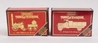 MATCHBOX YESTERYEAR STEPHENSON'S ROCKET, LEYLAND LORRY: A pair of Matchbox Models Of Yesteryear, Y12 1829 Stephenson's rocket, Y9 1920 Leyland 3 ton lorry, both models in original packaging