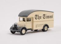 MATCHBOX POWER OF THE PRESS MACK MORRIS: A collection of two (2) Matchbox Power Of The Press trucks/vans, YPP02 1931 Morris van "London times", YPP06 1920 Mack AC "Pravda", both models still in original packaging&nbsp; - 3