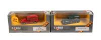 CORGI CLASSIC MORRIS MINOR VANS: A pair of Corgi Classic Morris Minor vans, #957 1959 Morris Minor van, royal mail livery, C957/2 Morris minor van, GAS livery, both models in original packaging&nbsp;