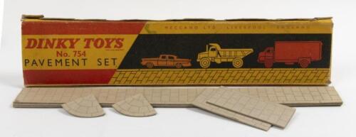 PAVEMENT SET: A Dinky Toys No. 754 Pavement Set, in original box made in England by Meccano Ltd