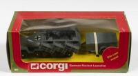 GERMAN ROCKET LAUNCHER: A Corgi German rocket launcher, product number #C907, German semi-track hanomag&nbsp;sdkfz rocket launcher