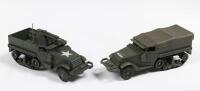 SOLIDO: Two Solido model&nbsp;No. 244 Half Track M3, made in Thailand &nbsp;