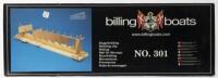 BILLING BOATS: A Billing Boats No. 301&nbsp;Building Slip For Plank-On-Frame Ship Kits, within original box made in Denmark