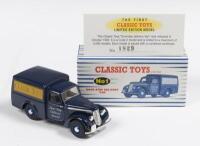 CLASSIC TOYS DOOR STEP VAN: A Classic Toys limited, code 2 model, this one has the Classic Toys livery using the Dinky Toys 1948 Commer van, released in 1994 with a limited edition run of 2000 pieces, still in original box&nbsp;