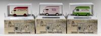 MATCHBOX TASTES OF FRANCE CITROEN: A collection of three (3) Matchbox Taste of France 1947 Citroen type H vans, YTF1 "Evian", YTF3 "Yoplait", YTF6 "Pommery" all in original boxes&nbsp;