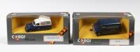 CORGI CLASSICS MORRIS MINOR VAN BEDFORD CA VAN: A pair of Corgi Classic model vans, C958/1 Morris Minor van, smiths potato crisps livery, D981/1 Bedford CA van, Pickfords heavy haulage livery, both models in original packaging, some signs of shelf wear&nbsp;