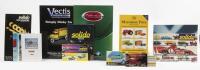 MATCHBOX MICA SOLIDO PRICE GUIDES YEARLY CATALOGUES: A collection of Matchbox catalogues 1990 - 1993, Matchbox Toys price guide, Mica magazines 1985 - 1987, 1992 - 1994, Solido catalogues starting 1976 with the most recent being 1996, Vectis auction catal