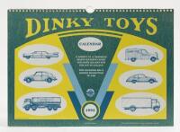 DINKY TOYS 1992 CALENDAR: A unique old Dinky Toys 1992 calendar, containing 12 lovely prints, limited production of 4000 pieces worldwide, a nice piece of history, part of the dinky collection&nbsp;