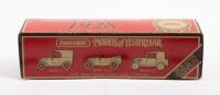 MATCHBOX YESTERYEAR 1928 AUSTIN 7 COLLECTION: A Matchbox special edition, 1928 Austin 7 collection, YS65 comprising an Austin 7, BMW Dixie, Rosengart, in original packaging&nbsp;