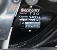 1966 Suzuki T20 x6 Hustler 2 cyl Motorcycle [Location: Cheltenham VIC] - 19