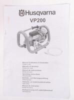 VACUUM PUMP: A Husqvarna Model VP200 core drill electric vacuum pump - 4