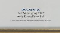 Two limited edition prints [50/250] by Keith Woodcock&nbsp;featuring Jaguar works cars saloons, signed Chuck Nicholas, Andy Rouse [Location: Cheltenham, VIC] - 7