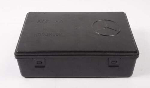 FIRST AID: A circa 1970s factory 'first aid noodhulp' kit in hard plastic,(appears complete and unused), German made