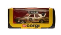 MERCEDES-BENZ 240 EURO RALLY CORGI: A mercedes benz 240, rally car dirty livery, product number #291